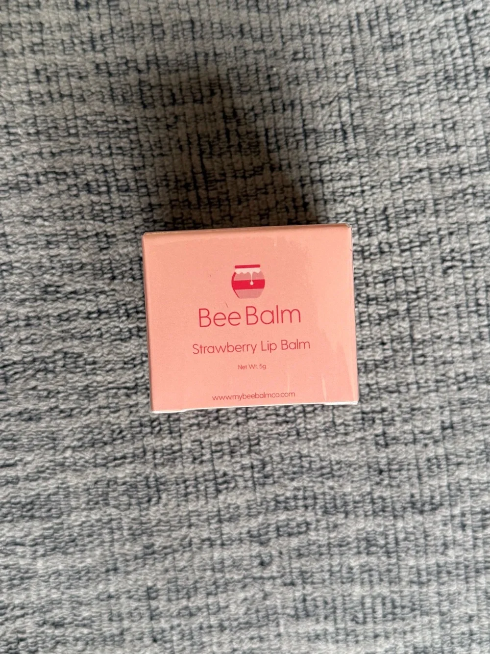 NWT Bee Balm Strawberry Lip Balm